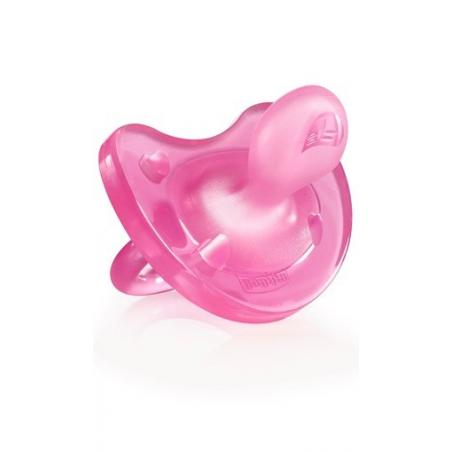 Chicco Physio Gommotto in Silicone 1 Pezzo Colore Rosa 12+ Mesi