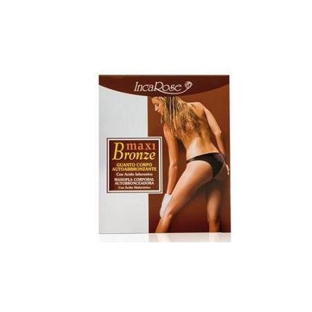 Incarose Maxi Bronze Astuccio 3 Guanti Corpo Monouso Autoabbronzante