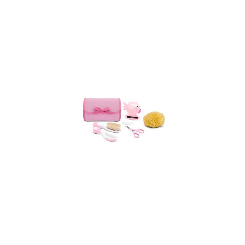 Chicco Set Igiene Colore Rosa Kit Completo per il Bagnetto