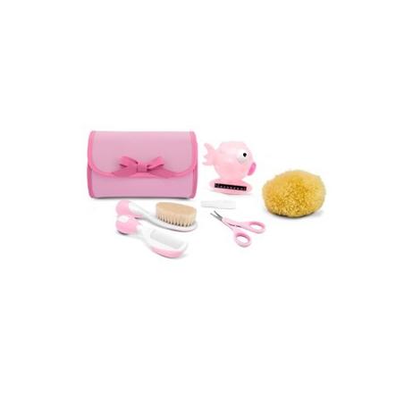 Chicco Set Igiene Colore Rosa Kit Completo per il Bagnetto