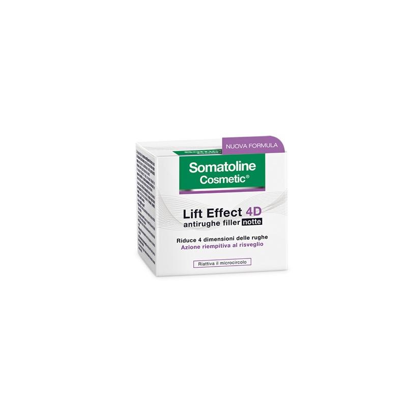 Somatoline Cosmetic 50 Ml Lift Effect 4D Filler Antirughe per la Notte
