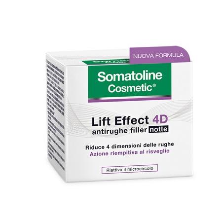 Somatoline Cosmetic 50 Ml Lift Effect 4D Filler Antirughe per la Notte