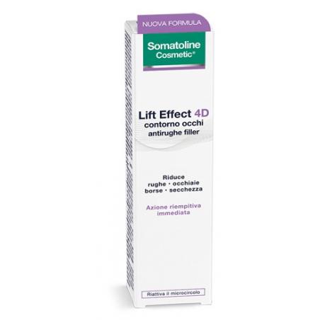 Somatoline Cosmetic 15 Ml Lift Effect 4D Contorno Occhi Antirughe