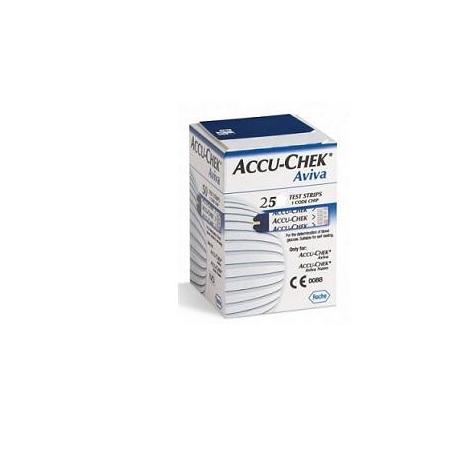 Accu Check Aviva 25 Pezzi Strisce Misurazione Glicemia BRK Retail