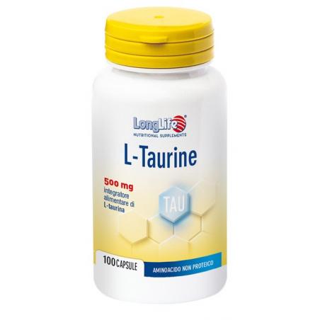 LongLife L-Taurine Integratore per il Sistema Nervoso e Muscolare100 Capsule