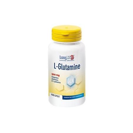 LongLife L-Glutamine Integratore per Sportivi 100 Capsule