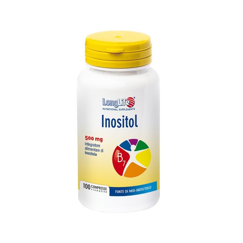 Longlife Inositol Integratore Tonico adattogeno 100 Tavolette