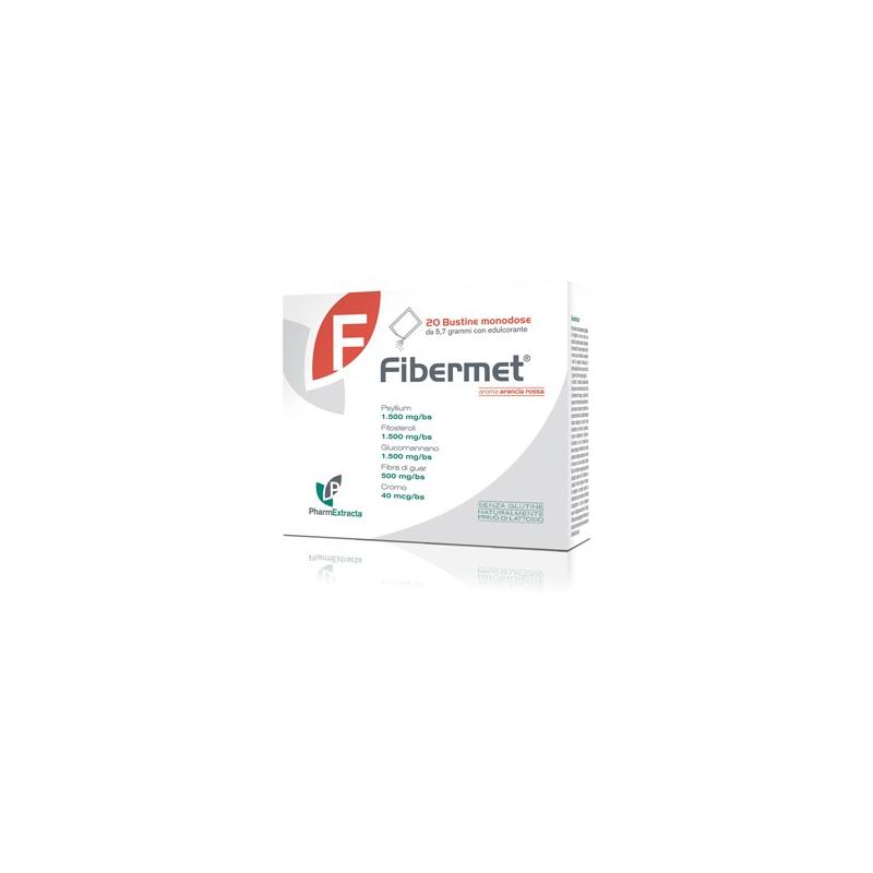 Fibermet 20bust integratore alimentare a base di psillio