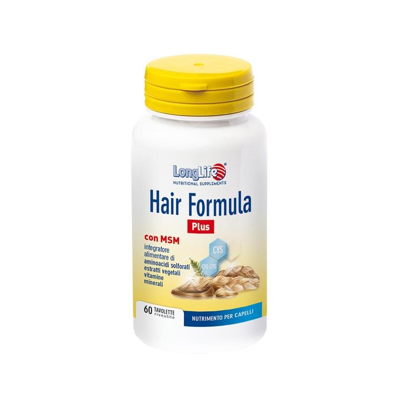 Longlife Hair Formula Plus Integratore per Unghie e Capelli 60 Compresse