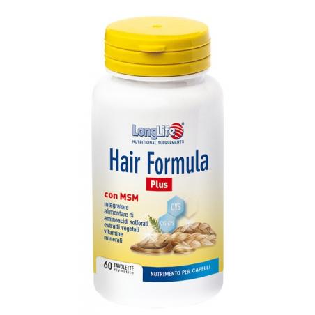 Longlife Hair Formula Plus Integratore per Unghie e Capelli 60 Compresse
