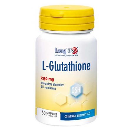 LongLife L-Glutathione Integratore Antiossidante 30 Compresse