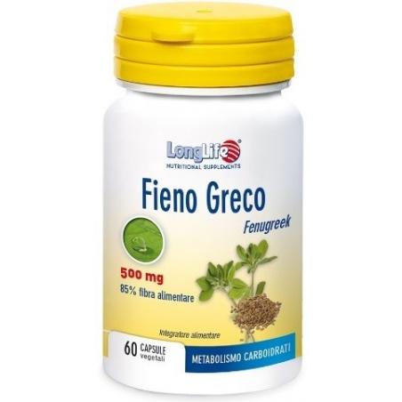 LongLife Fieno Greco Integratore per il Metabolismo dei Carboidrati 60 Capsule