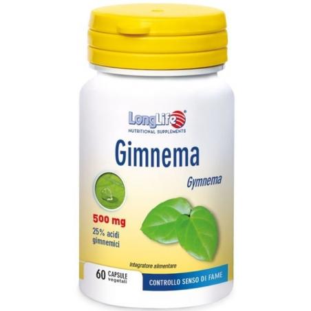 Longlife Gimnema Integratore per il Controllo del Senso di Fame 60 Capsule