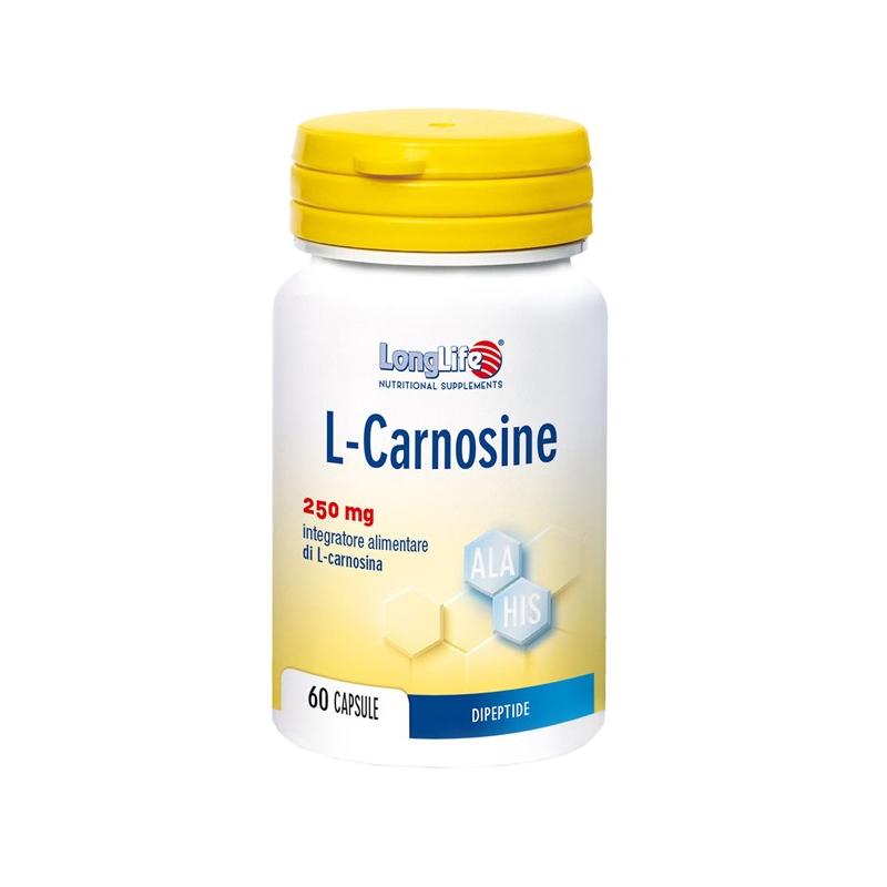 LongLife L-Carnosine Integratore per Sportivi 60 Capsule