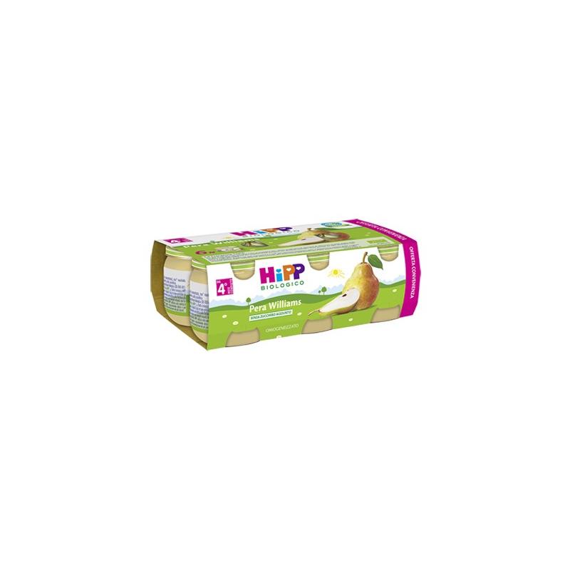 Hipp Biologico Omogeneizzati di Frutta Pera Williams 6*80 g