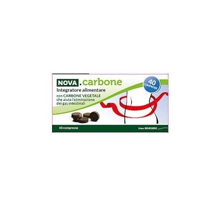 NOVA CARBONE VEGETALE 40 COMPRESSE