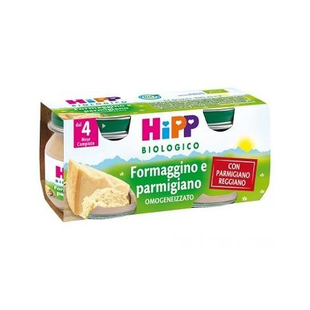Hipp Biologico Omogeneizzati Gusto Formaggino e Parmigiano 2*80g