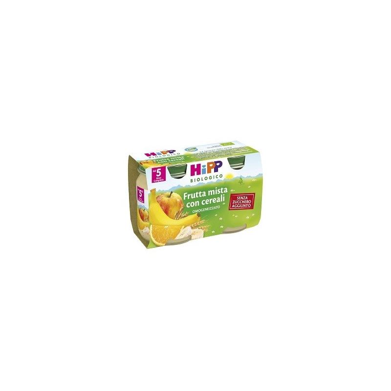 Hipp Biologico Omogeneizzati di Frutta Mista con Cereali 2*125g