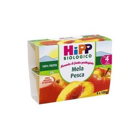 Hipp Biologico Frutta Grattugiata Mela e Pesca 4*100g