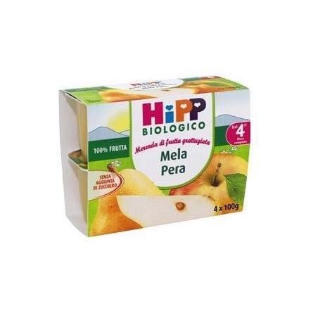 Hipp Biologico Frutta Grattugiata Mela e Pera 4*100g