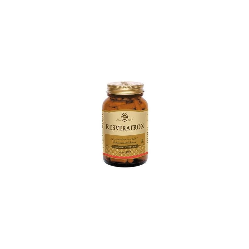 Solgar Resveratrox Integratore Alimentare Antiossidante 60 Capsule