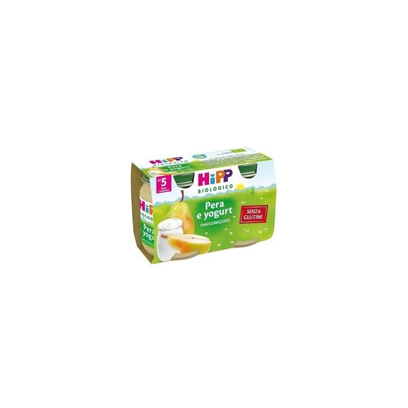 Hipp Biologico Omogeneizzati di Frutta Pera e Yogurt 2*125g