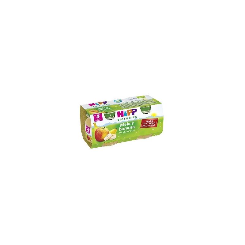 Hipp Biologico Frutta Grattugiata Mela e Banana 4*100g