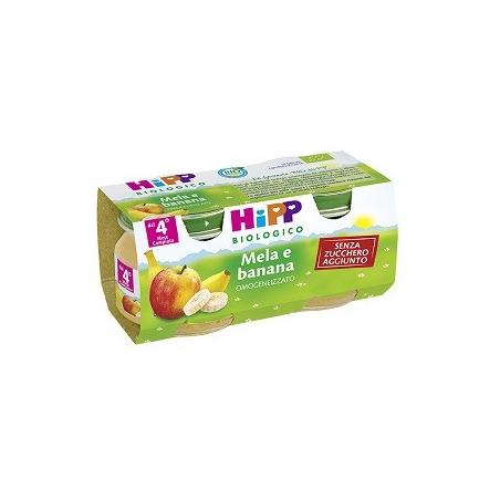 Hipp Biologico Frutta Grattugiata Mela e Banana 4*100g