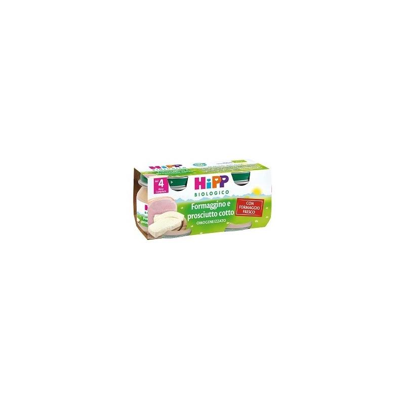 Hipp Biologico Omogeneizzati Gusto Formaggino e Prosciutto Cotto 2*80g