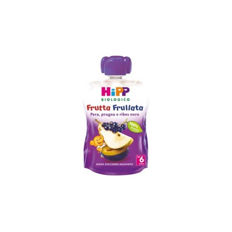 Hipp Biologico Frutta Frullata Pera Prugna e Ribes Nero 90 g