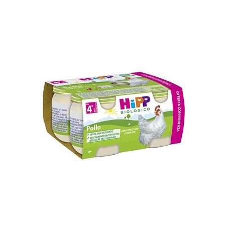 Hipp Biologico Omogeneizzati di Carne di Pollo 4*80g
