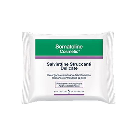 Somatoline Cosmetic 20 Pezzi Salviette Struccanti Delicate Viso Occhi