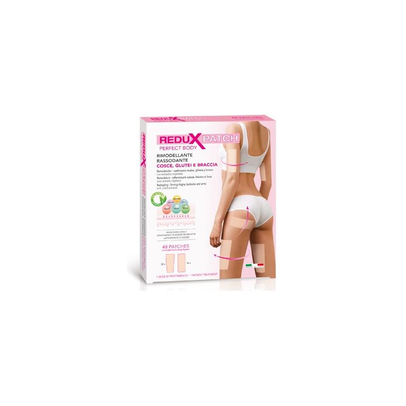 Planet Pharma Redux Patch Perfect 48 patch Body Rimodellante Cosce, Glutei e Braccia