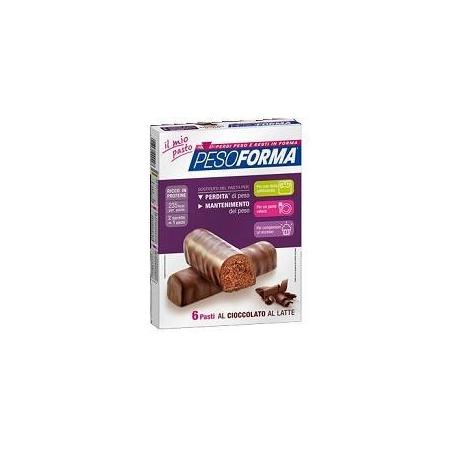 Pesoforma Barretta Cioccolato Latte 31 g 12 Pezzi
