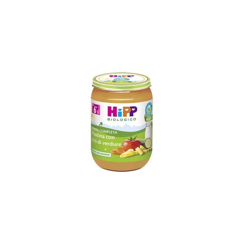 Hipp Biologico Pappe Pronte Pastina con Tris di Verdure 190g