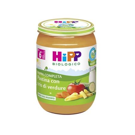 Hipp Biologico Pappe Pronte Pastina con Tris di Verdure 190g