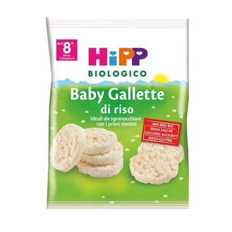 Hipp Biologico Baby Gallette di Riso Snack per Bambini 40 g