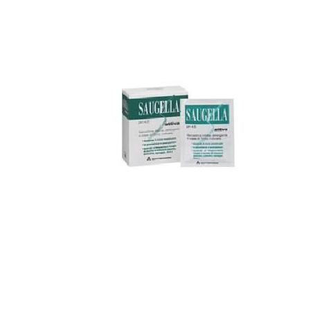 Saugella Attiva Salviette Intime Detergenti Antibatteriche 10 bustine