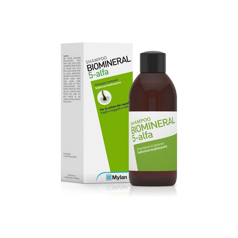 Biomineral 5-Alfa 200 ml Shampoo Sebonormalizzante