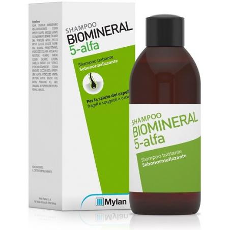 Biomineral 5-Alfa 200 ml Shampoo Sebonormalizzante