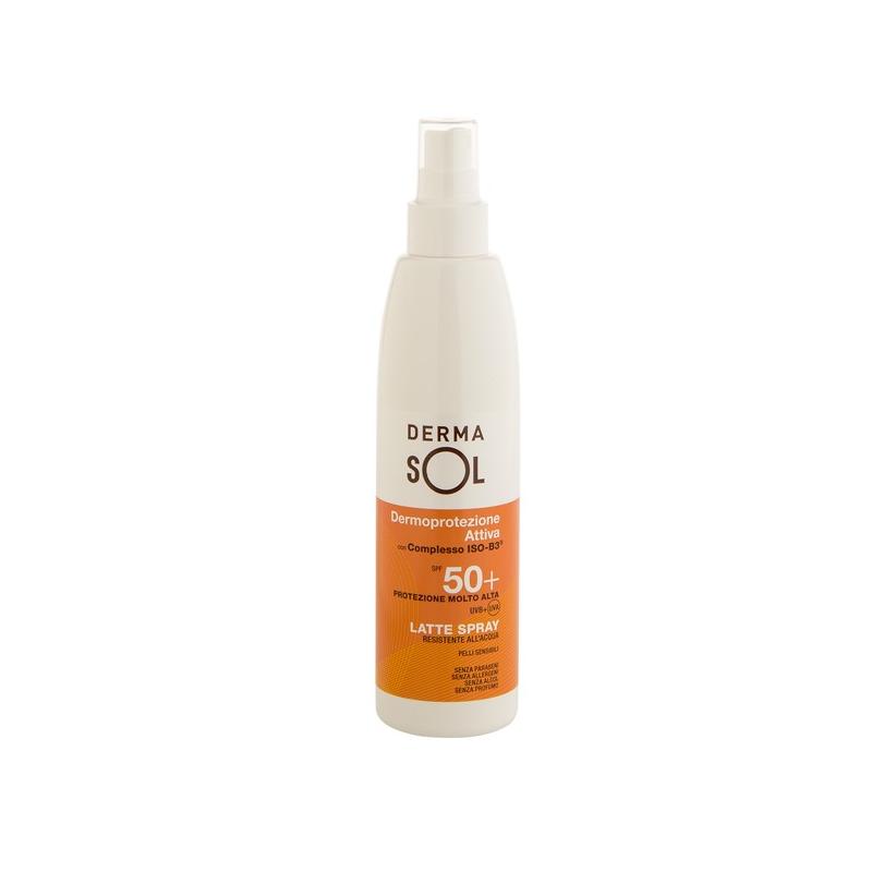 Dermasol 200 ml Latte Spray Protezione Solare Pelli Normali SPF 30