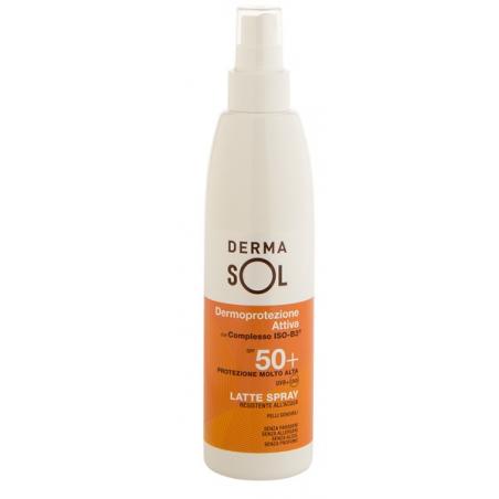 Dermasol 200 ml Latte Spray Protezione Solare Pelli Normali SPF 30