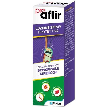 PreAftir 100 ml Lozione Spray Anti Pidocchi e Lendini