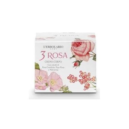 L'Erbolario 3 Rosa 200 ml Crema Corpo