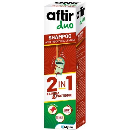 Aftir Duo 100 ml Shampoo Anti Pidocchi e Lendini