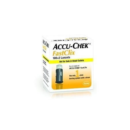 Accu Check FastClix 100 + 2 Pezzi Lancette Pungidito