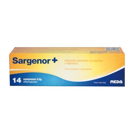 Meda Sargenor Plus 14 Compresse Integratore di Arginina e Vitamina C
