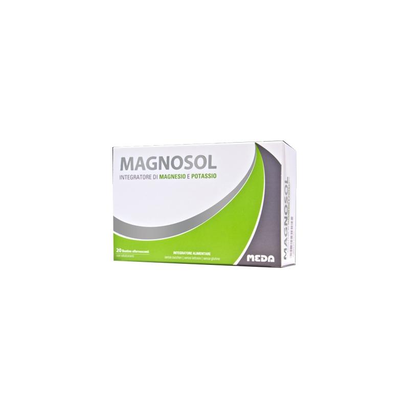 Meda Magnosol 20 Bustine Effervescenti Integratore di Magnesio e Potassio