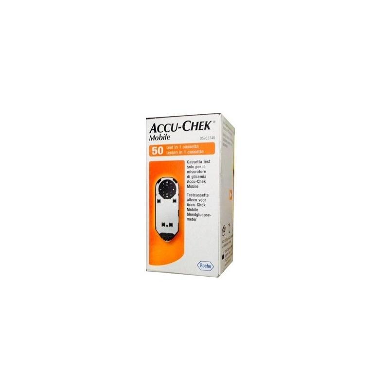 Accu Check Mobile 50 Strisce Test Misuratore Glicemia