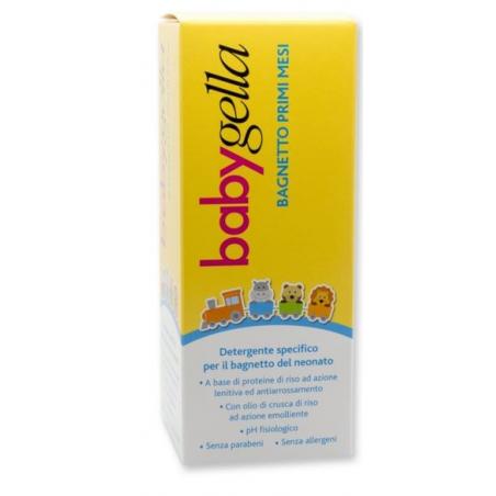 Babygella Bagno Primi Mesi 200 ml Detergente per il Bagnetto del Neonato